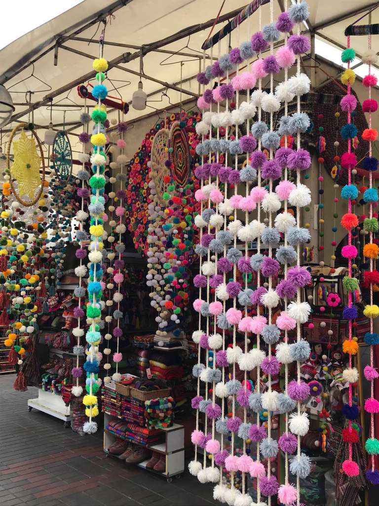 Indian Market in Lima, Peru