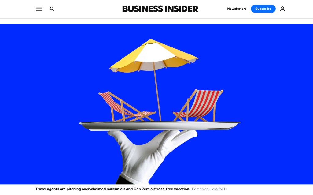 Business Insider Article Announces Travel Agents are&nbsp;Back